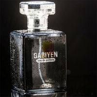 Étiquettes de bouteilles en verre transparentes, autocollants de parfum, en métal, argent, or, pièces
