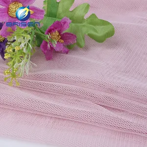 Тюль полиэстер фиолетовые испанские ткани