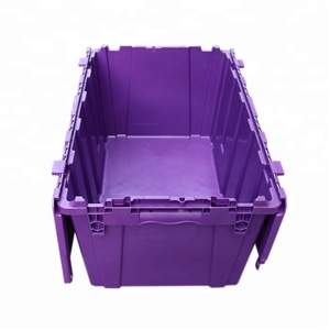 Chất Lượng Cao Nhựa Di Chuyển <span class=keywords><strong>Tote</strong></span> Crate Lồng Nhựa Lưu Trữ Box Đối Với Kho - Product Image 6