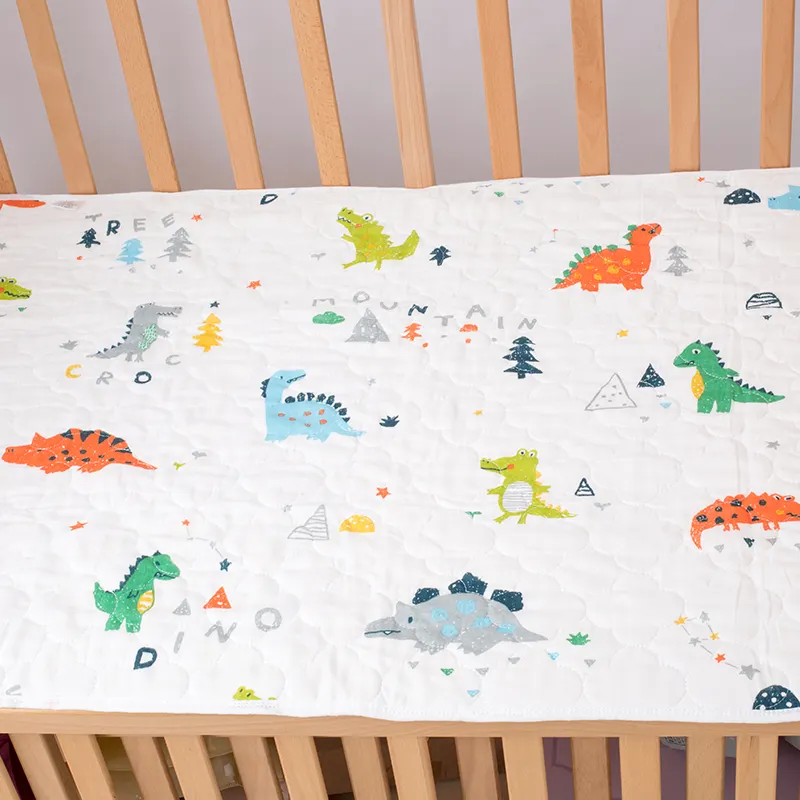 Tapis à langer Portable en coton pour bébé, matelas à langer en mousseline, pour couches écologiques