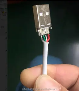 Mini cavo USB saldatura auto tipo C connettore saldatura automatica cavo che fa macchina