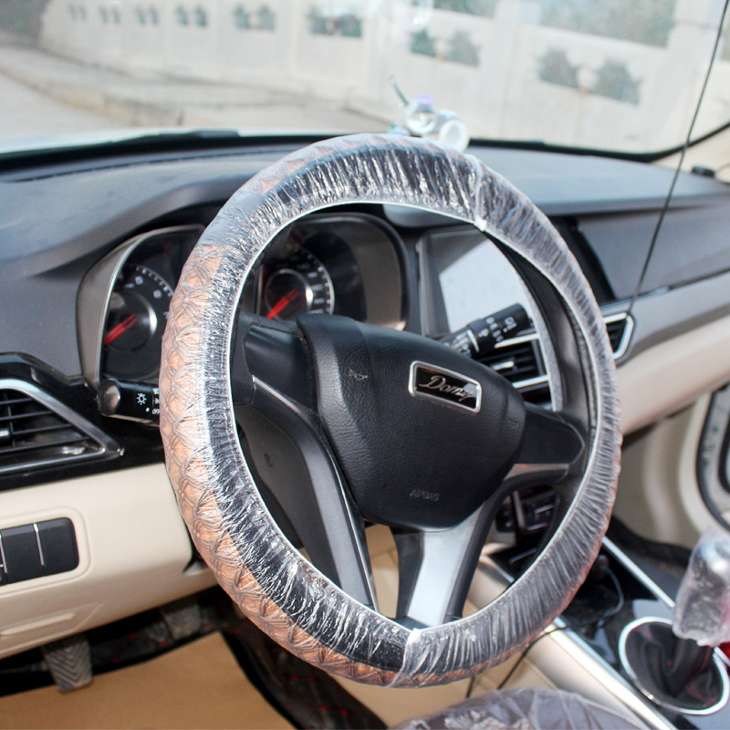 ZT-S-017 transparent plastic paper disposable waterproof car seat cover for honda city