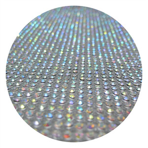 Bande adhésive en aluminium pour vêtements, filet <span class=keywords><strong>de</strong></span> cristal SS8.5, rouleau <span class=keywords><strong>de</strong></span> maille strass, feuille <span class=keywords><strong>de</strong></span> strass correctrice chaude, 120x45cm - Product Image 4