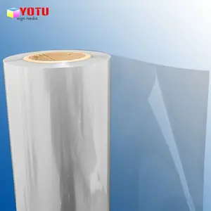 Double sided adhesive sticker polyester clear mounting film lamination film