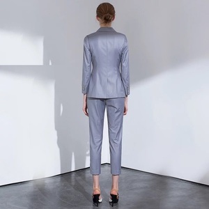 Nuovo Design Elegante <span class=keywords><strong>Tuta</strong></span> Aderente da Donna per Affari Completo Femminile con <span class=keywords><strong>Pantaloni</strong></span> - Product Image 6