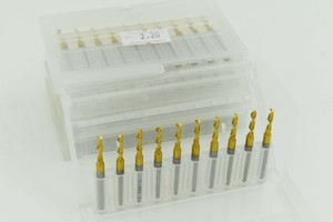 Chi phí thấp tin lớp phủ Ngô cắt cắt PCB CNC khoan trục chính phay bits End Mill Router bits 0.6 mét đến 1.5 mét - Product Image 3