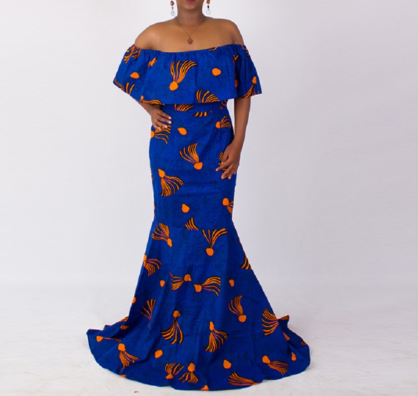 kitenge prom dress Maxi Dress Kitenge Prom Dresses Evening Party Prom Dresses Off Shoulder  2022 Sexy Kitenge