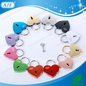TUV pasado AJF 2016 <span class=keywords><strong>el</strong></span> más nuevo producto popular de brillante color blanco deseo love lock corazón, Liebesschloss, cadenas - Product Image 6