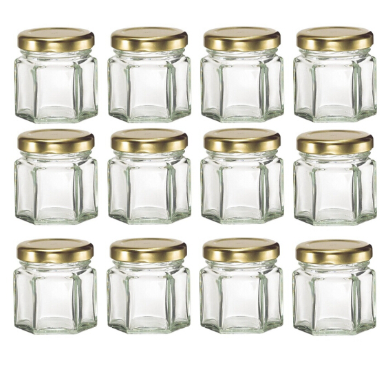 Wholesale 500Ml screw top lid glass honey jar glass jam jar with good seal