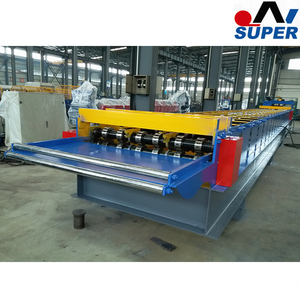 Xây dựng kim loại Panel tường mái cuộn hình thành tự động Sàn thép decking máy - Product Image 3