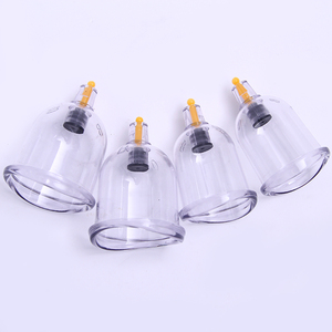 Gelas bekam Hijama plastik, cangkir gabungan, cangkir melengkung untuk pijat badan - Product Image 2