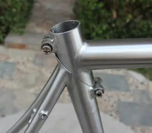 Armação de bicicleta de titânio, quadro de bicicleta de estrada com ritchey quebra o ruído