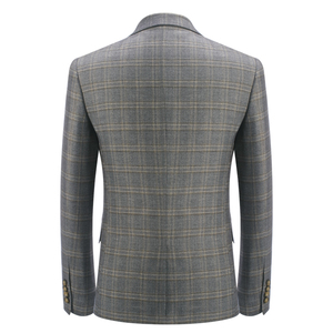 Abiti da <span class=keywords><strong>uomo</strong></span> e <span class=keywords><strong>Blazer</strong></span> plaiata per <span class=keywords><strong>uomo</strong></span> pantaloni <span class=keywords><strong>Slim</strong></span> <span class=keywords><strong>Fit</strong></span> completo tre pezzi - Product Image 3