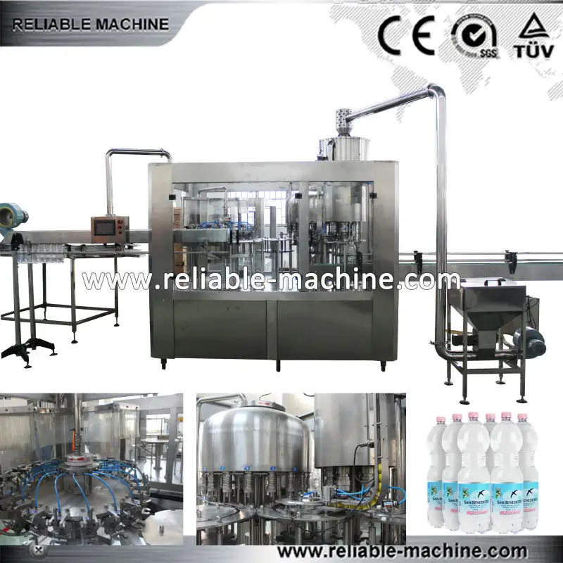 العلامة التجارية الصينية شراء مياه الشرب المعبأة في زجاجات ملء آلة الصانع
