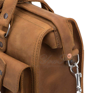 Расширяемая сумка для путешествий, портфель, кожаная сумка-пилот - Product Image 5