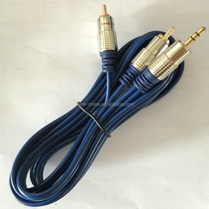 3.5 mét stereo nam cắm để dual 6.35 mét mono nam cắm Y cable - Product Image 2