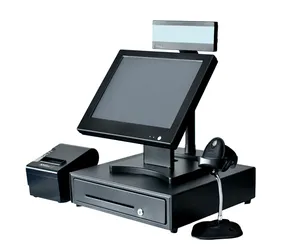 Epos Sistem Layar Sentuh POS Terminal Cash Register POS Sistem untuk Ritel