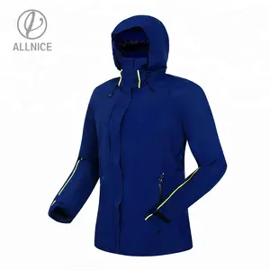 China Factory Winter Lady Women's High Quality Navy Outdoor Waterproof DWR Sports and Outdoor Camping & Hiking Outerwear