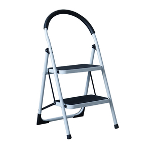 Taburete Plegable de 2 Peldaños de Acero para <span class=keywords><strong>Lidl</strong></span>, Escalera Doméstica de Seguridad con Peldaños Antideslizantes - Product Image 2
