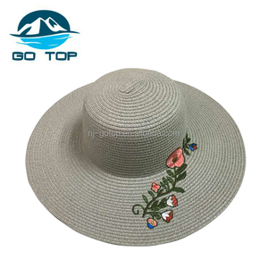 Al por mayor sombreros de paja de papel para <span class=keywords><strong>el</strong></span> sol señora Custom español sombrero de paja - Product Image 3