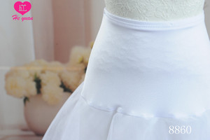 P8860 <span class=keywords><strong>Jupon</strong></span> de robe de mariée en tulle Crinoline <span class=keywords><strong>avec</strong></span> un cerceau - Product Image 3