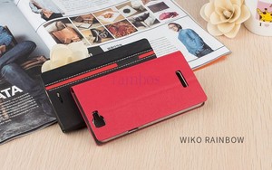 Mélanger la couleur étui en cuir avec fente pour carte imprimé personnalisé pour <span class=keywords><strong>WIKO</strong></span> arc - en - - Product Image 4