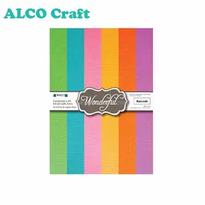 A4 decorative coloured textured paper cardstock