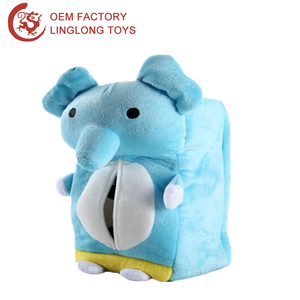 Плюшевая квадратная коробка для салфеток - Product Image 2