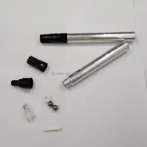 قلم وضع علامات ملحقات الفرشاة قذيفة الألومنيوم أنبوب الشركة المصنعة علامة فارغة