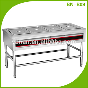 En acier inoxydable alimentaire chaud bain marie/<span class=keywords><strong>buffet</strong></span>. matériel en acier inoxydable - Product Image 1