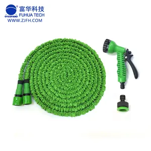 popular in UK green color 5m to 15m garden expandable hose easy carry car washer hose