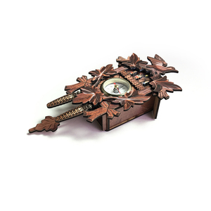 Horloge murale décorative 2019, puzzles en bois 3D, souvenir, jouet <span class=keywords><strong>pour</strong></span> enfant, horloge <span class=keywords><strong>coucou</strong></span> avec pendule à oscillation automatique - Product Image 4