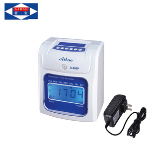 Máquina de Control de Asistencia con Tarjetas Perforadas para Oficina, Pantalla LCD, Carcasa de ABS, Entrada/Salida Automática de Tarjetas, ¡Ordene Ahora! 10 Unidades + 1 Gratis - Product Image 3