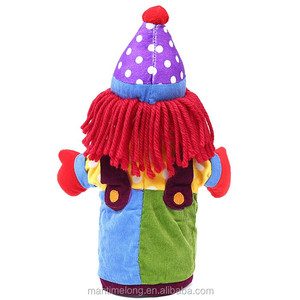 Clown Shape Kids Toy Hand Glove Puppet Hand Puppet Finger <strong>Sack</strong> Hand Dolls Plush - Product Image 2