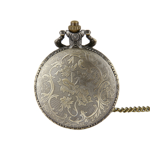 Toptan antika kuvars <span class=keywords><strong>Mirage</strong></span> Vintage cep saati iki köprü Vintage ince zincir cep saati - Product Image 5