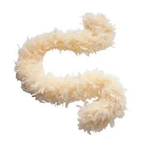 Hot Sale Chandelle White Feather Boa For Decoration