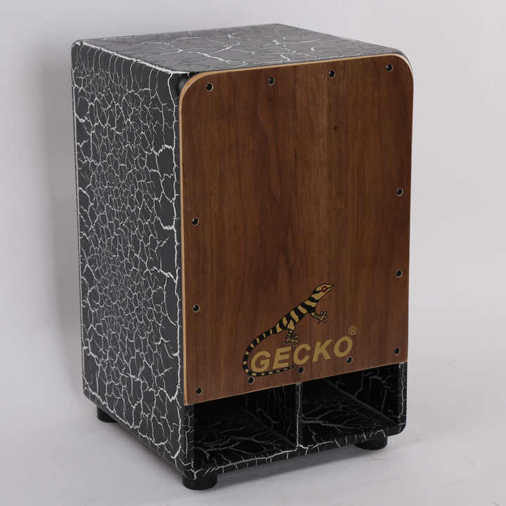 Gecko CD01A Cajon Drum - Unique Design with Dual Sound Holes