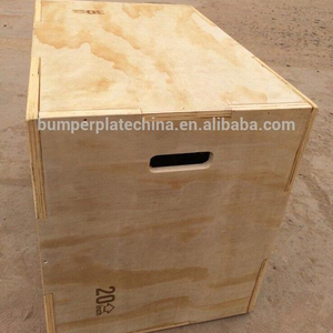 Hộp Gỗ <span class=keywords><strong>Plyometrics</strong></span> Tập Thể Dục Tập Gym 3 Trong 1 20*24*30 Inch Để Tập Nhảy - Product Image 2