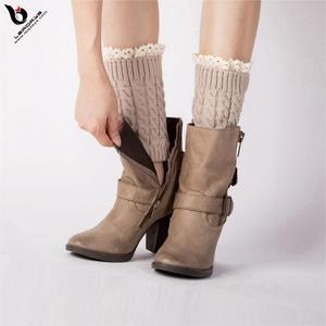 <span class=keywords><strong>Moda</strong></span> al por mayor <span class=keywords><strong>de</strong></span> las mujeres del invierno torcedura del calentador calcetines <span class=keywords><strong>de</strong></span> encaje - Product Image 1