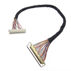 Custom ipex 20455-030e 76 30 pin 0.5mm pitch edp lvds cable