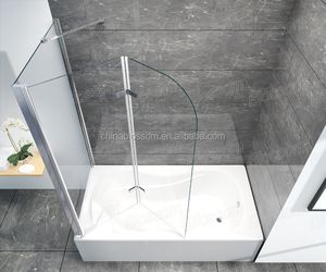 Converse — porte de douche en verre, peignoir moderne repliable, pour <span class=keywords><strong>baignoire</strong></span>, porte de douche, Offre Spéciale - Product Image 6
