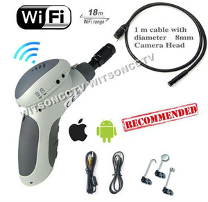 Witson wifi endoscope <span class=keywords><strong>camera</strong></span>, images and save files pictures fichiersde <span class=keywords><strong>Apple</strong></span> or android device. - Product Image 1