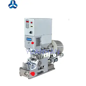 Semi automatic cable waterproof seal plug inserting terminal crimping machine with water-proof plugs.