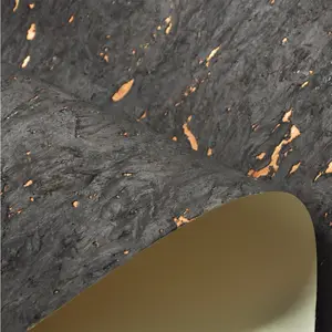 Yeni son tasarım siyah mantar duvar kağıdı gül altın metalik oturma ev otel dekorasyon