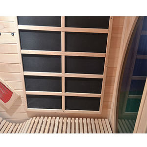 Salle de sauna infrarouge à spectre complet de luxe avec deux lits - Product Image 5