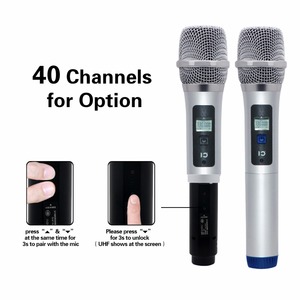Vente chaude Numérique UHF Sans Fil Récepteur <span class=keywords><strong>Microphone</strong></span> avec un Son Clair pour Le <span class=keywords><strong>Chant</strong></span> - Product Image 4