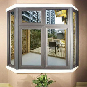 Fenêtre en arc et <span class=keywords><strong>baie</strong></span> <span class=keywords><strong>vitrée</strong></span> en aluminium blanc au design moderne du Bangladesh - Product Image 4