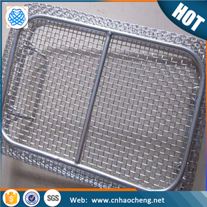 Handicrafts 300 200 Micron Stainless Steel 304 316 Woven <strong>Wire</strong> Mesh <strong>Baskets</strong> <strong>for</strong> <strong>Storage</strong> Eco-Friendly Multifunction - Product Image 2