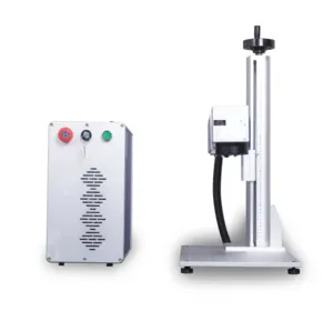 Mini máquina de marcador e gravador a laser UV CO2 UV, portátil, 20W, 30W, 50W, 100W, para fazer placas de aço gravadas