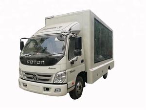 Polychrome 3 côtés p4 p6 écran panneau d'affichage numérique LED publicité <span class=keywords><strong>camion</strong></span> mobile à vendre - Product Image 2
